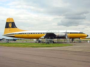 Bristol 175 Britannia 312 Monarch Airlines G-AOVT c/n 13427 IWM Duxford © Karsten Palt