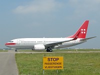 Boeing 737-7AK BBJ, PrivatAir, HB-JJA, c/n 34303 / 1758, Karsten Palt, 2007